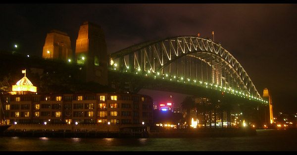 David Huting > Sydney Harbor Bridge at Night