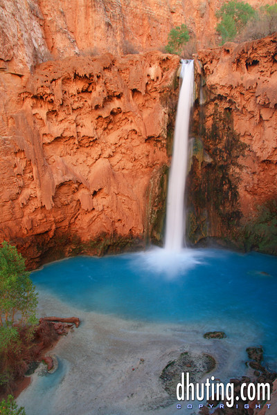 David Huting > Havasupai Indian Reservation, AZ >  Beautiful Mooney Falls