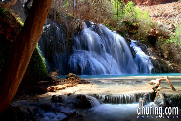 David Huting > Havasupai Indian Reservation, AZ >  Colorful Navajo Falls