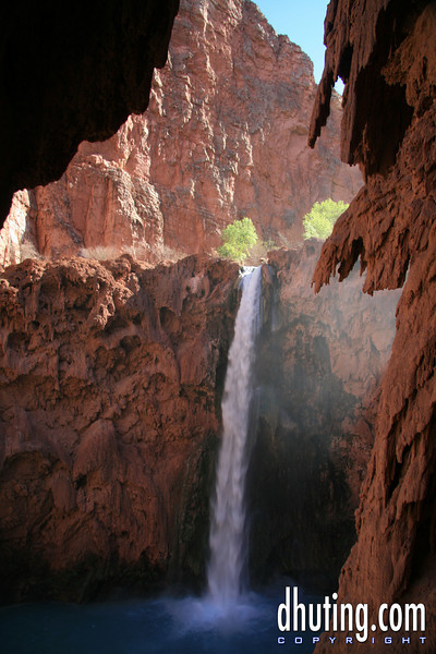 David Huting > Havasupai Indian Reservation, AZ >  Mooney Falls Cave View