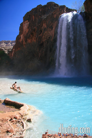 David Huting > Havasupai Indian Reservation, AZ >  Relaxing at Havasu Falls