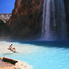 David Huting > Havasupai Indian Reservation, AZ >  Relaxing at Havasu Falls