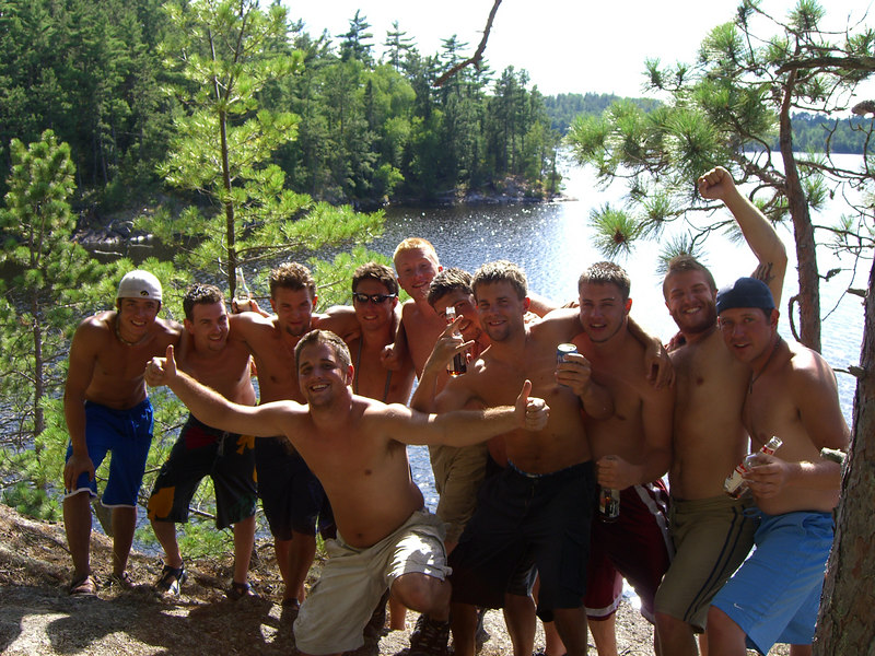 David Huting > The 2006 Crane Lake Crew
(from left: tony, matt, head, marc, brian, brett, adam, myself, nate, jay, and dirty uncle behrendt)